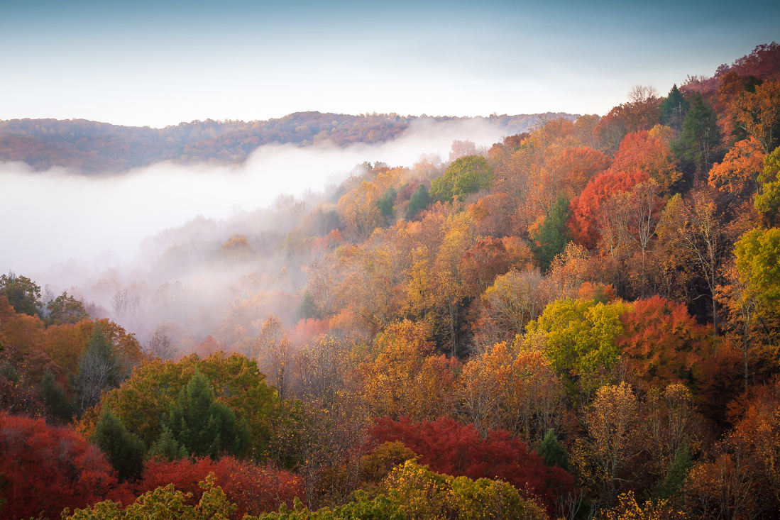 Fall Foliage in Hocking Hills